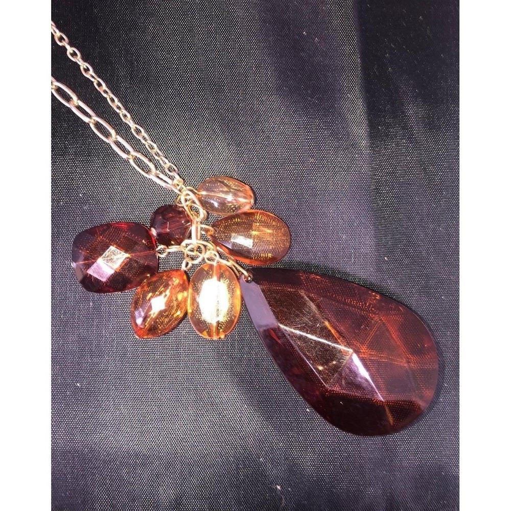 NWT Style & Co. Topaz Structured Long Chain Necklace